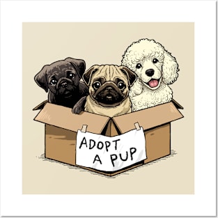 Adopt a Pup Posters and Art